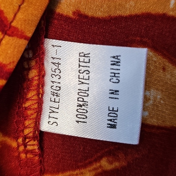 NWT Jodifl Women's Top in Red and Gold Size Small - Picture 7 of 8